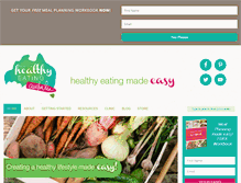 Tablet Screenshot of healthyeatingaustralia.com